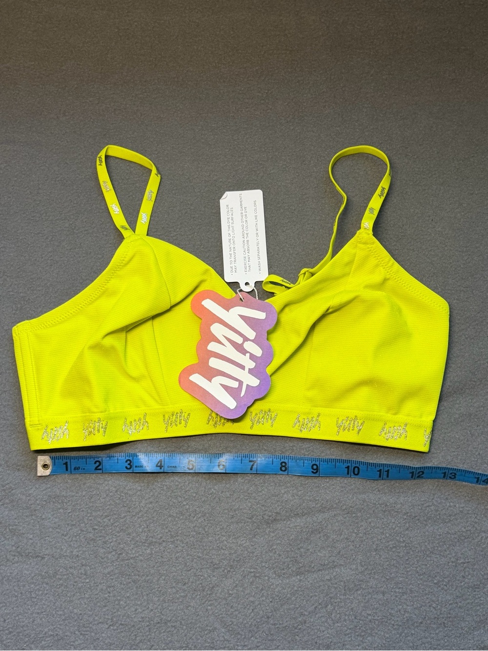 Yitty by Fabletics Spotlight Shaping Bralette - Neon Yellow - Size Medium